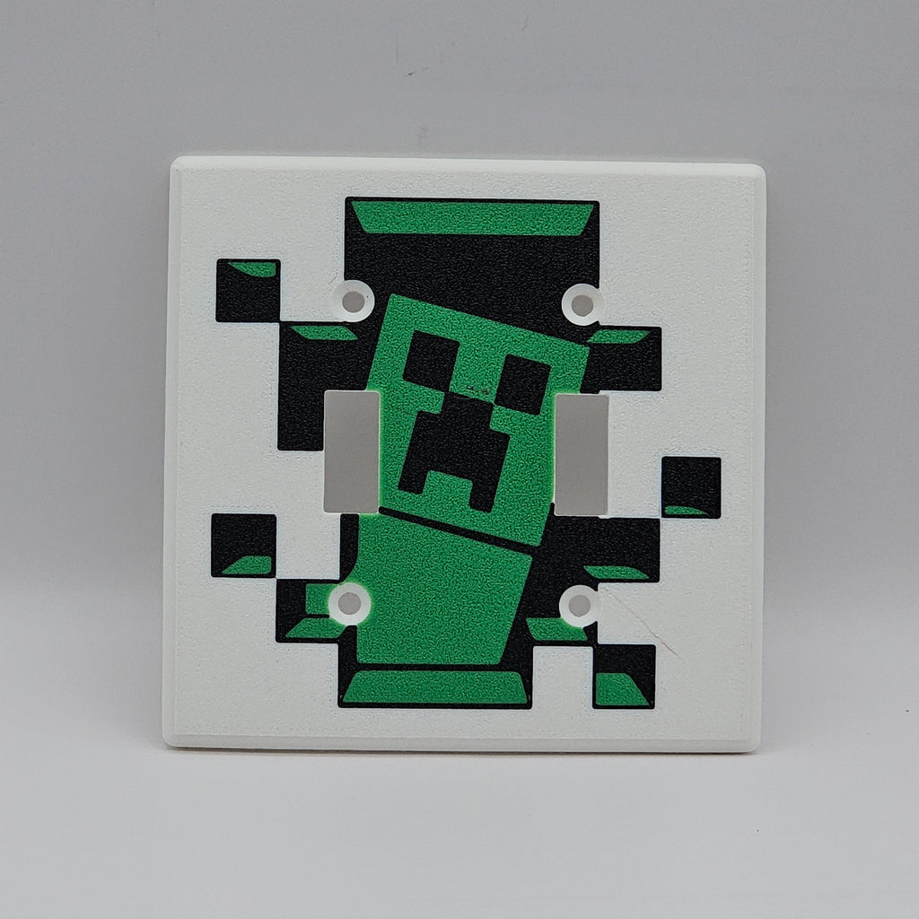 2 Gang Minecraft Creeper Light Switch