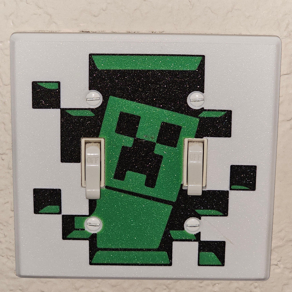 2 Gang Minecraft Creeper Light Switch