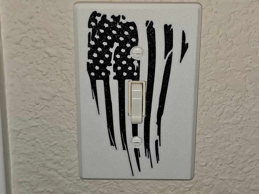 1 Gang American Flag Light Switch